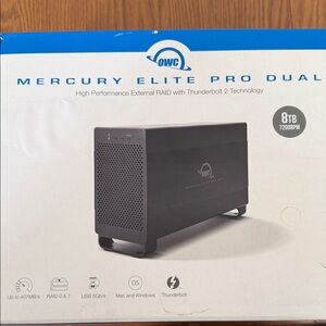 8TB OWC Mercury Elite Pro Dual External RAID - Thunderbolt/USB 3
